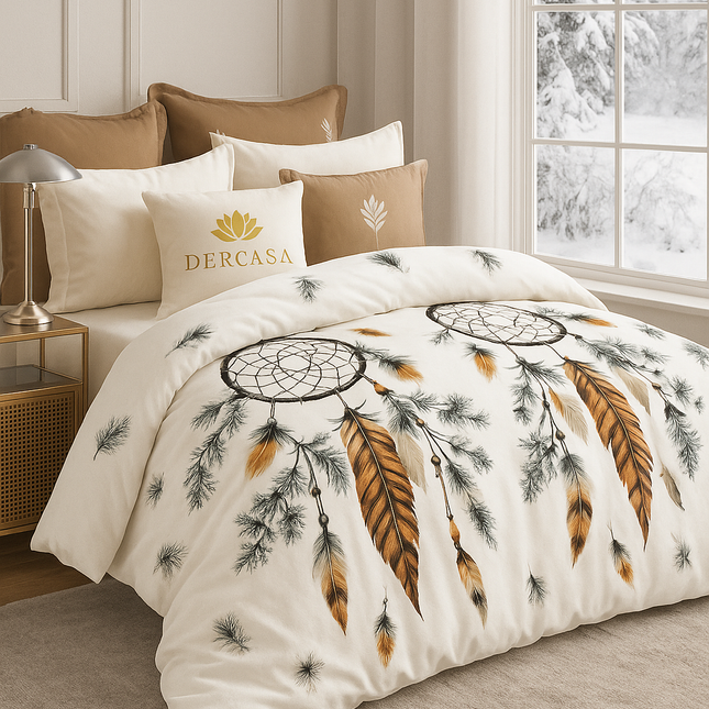 Lenjerie de Pat 6 Piese din Finet Moale cu Elastic, Cod: LNA51