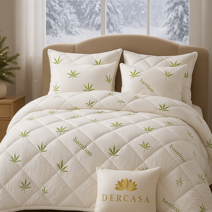 Pilotă „Bamboo Comfort” – Căldură, finețe și confort natural, 200x220 cm