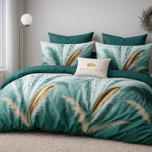 Lenjerie de Pat 6 Piese din Finet Moale cu Elastic, Cod: LNA57