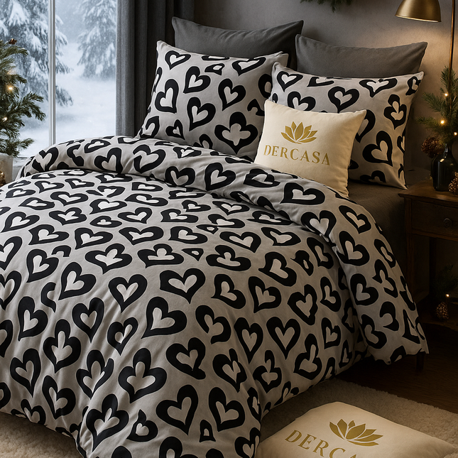 Lenjerie de Pat 6 Piese din Finet Moale cu Elastic, Cod: LNA73