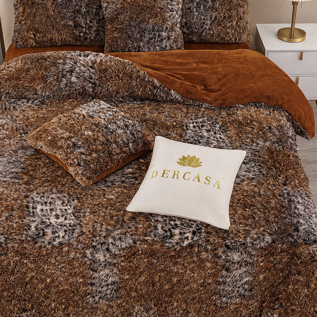 Lenjerie pat super pufoasa COCOLINO Fluffy 6 piese Cod: E-CON27