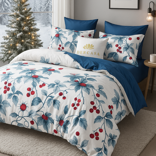 Lenjerie de Pat 6 Piese din Finet Moale cu Elastic, Cod: LNA84