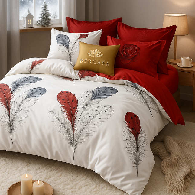 Lenjerie de Pat 6 Piese din Finet Moale cu Elastic, Cod: LNA85