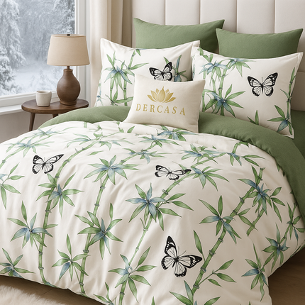 Lenjerie de Pat 6 Piese din Finet Moale cu Elastic, Cod: LNA95