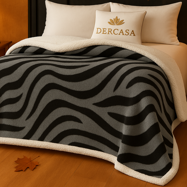 Pătură Cocolino cu Blăniță Sherpa, dublă 200x230 cm cod: EXM7