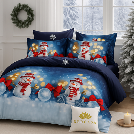 Lenjerie de Pat 6 Piese din Finet Moale cu Elastic, Cod: LNA100