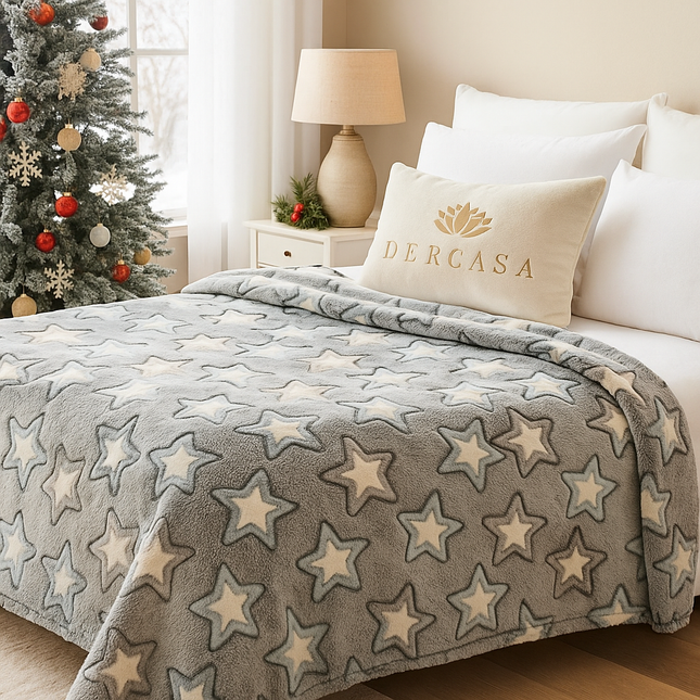 Pătură pufoasă din fleece premium – 200 x 230 cm, Cod: DEC4