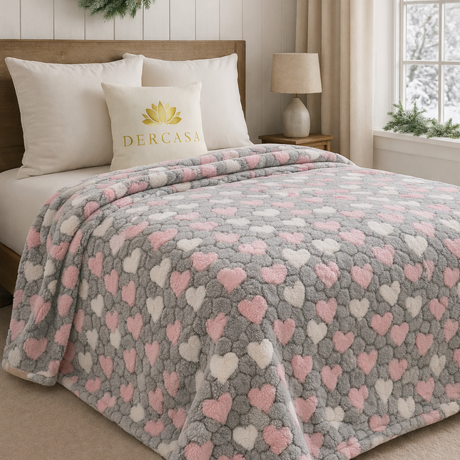 Pătură pufoasă din fleece premium – 200 x 230 cm, Cod: DEC6