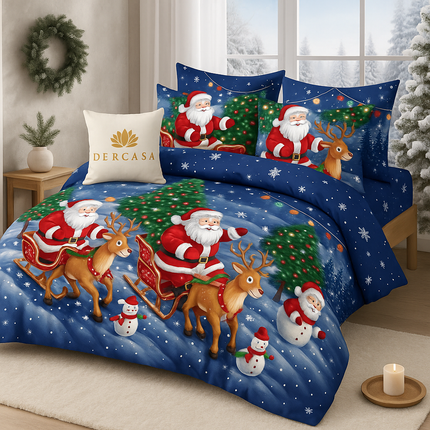 Lenjerie de Pat 6 Piese din Finet Moale cu Elastic, Cod: LNA104