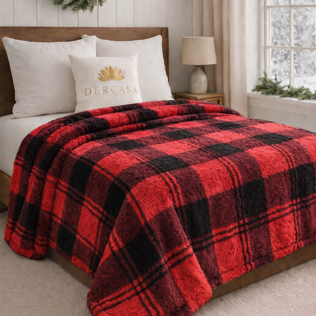 Pătură pufoasă din fleece premium – 200 x 230 cm, Cod: DEC44