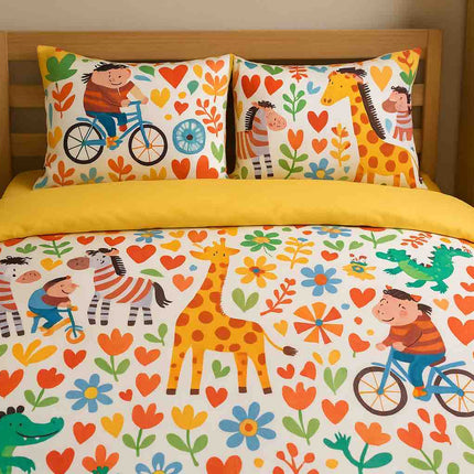 Lenjerie Deluxe Kids Collection 160x200 cm, Bumbac 100%, 4 piese, Cod: DEK4