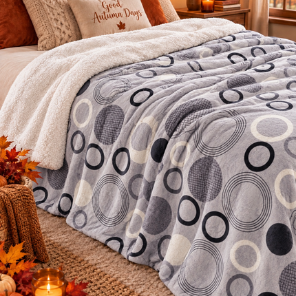 Pătură Cocolino Sherpa „Relax & Warm” 200x230 cm, Cod: PSRS3