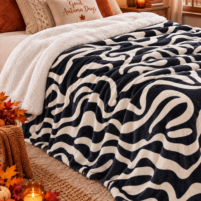 Pătură Cocolino Sherpa „Relax & Warm” 200x230 cm, Cod: PSRS2