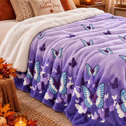 Pătură Cocolino Sherpa „Relax & Warm” 200x230 cm, Cod: PSRS1