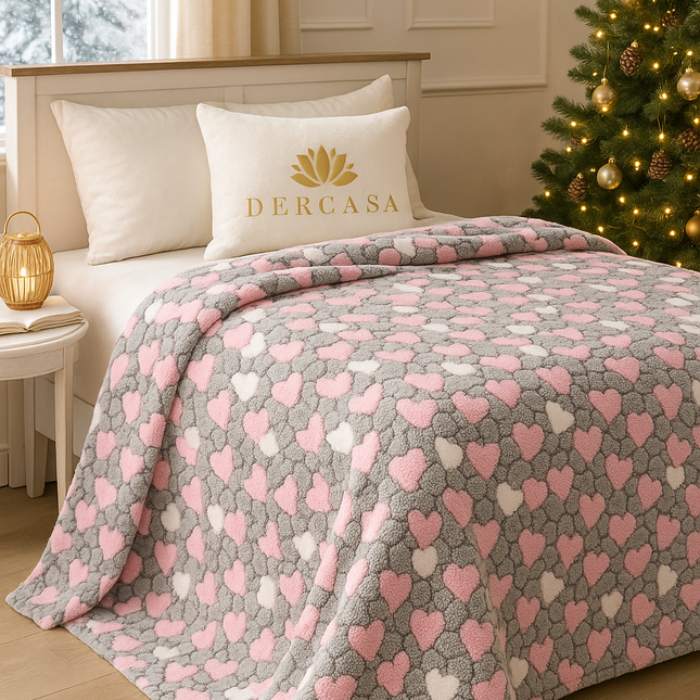 Pătură pufoasă din fleece premium – 200 x 230 cm, Cod: DEC6