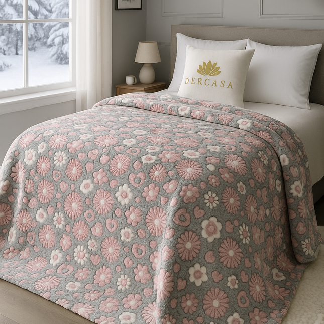 Pătură pufoasă din fleece premium – 200 x 230 cm, Cod: DEC7