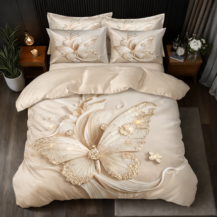 Lenjerie Premium cu efect panoramic 5D, 6 piese, Cod: CDY-2