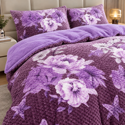 Lenjerie Cocolino Premium cu Textură Reliefată – 4 Piese, Cod: CO-RF10