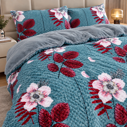 Lenjerie Cocolino Premium cu Textură Reliefată – 4 Piese, Cod: CO-RF13