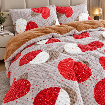 Lenjerie Cocolino Premium cu Textură Reliefată – 4 Piese, Cod: CO-RF16