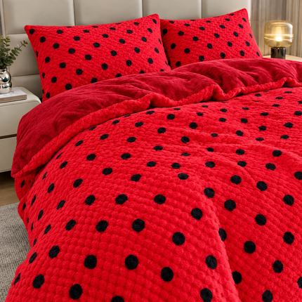 Lenjerie Cocolino Premium cu Textură Reliefată – 4 Piese, Cod: CO-RF19