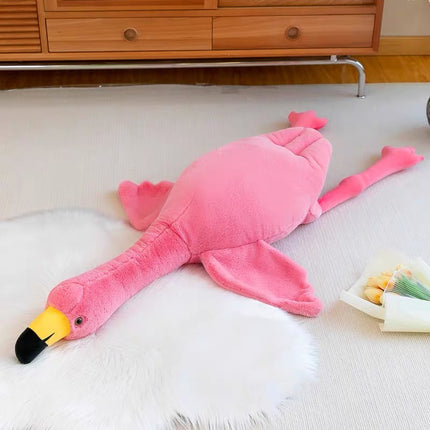 Pernă pluș Flamingo Roz 80 cm – mare, moale și pufoasă, Cod: GPP2
