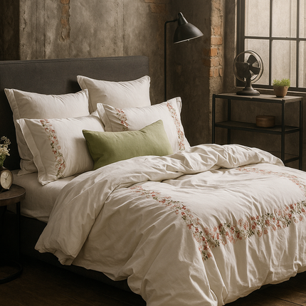 Lenjerie Elegantă Premium din Bumbac Fin, 4 piese, Cod: CPB6