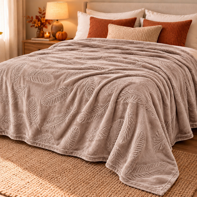 Pătură pufoasă din fleece premium – 200 x 230 cm, Cod: DEC62
