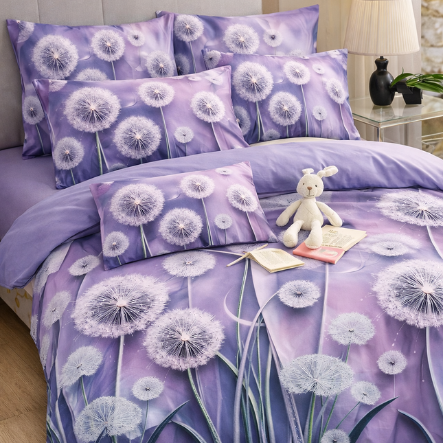 Lenjerie Premium cu efect panoramic 5D, 6 piese, Cod: CDY-5