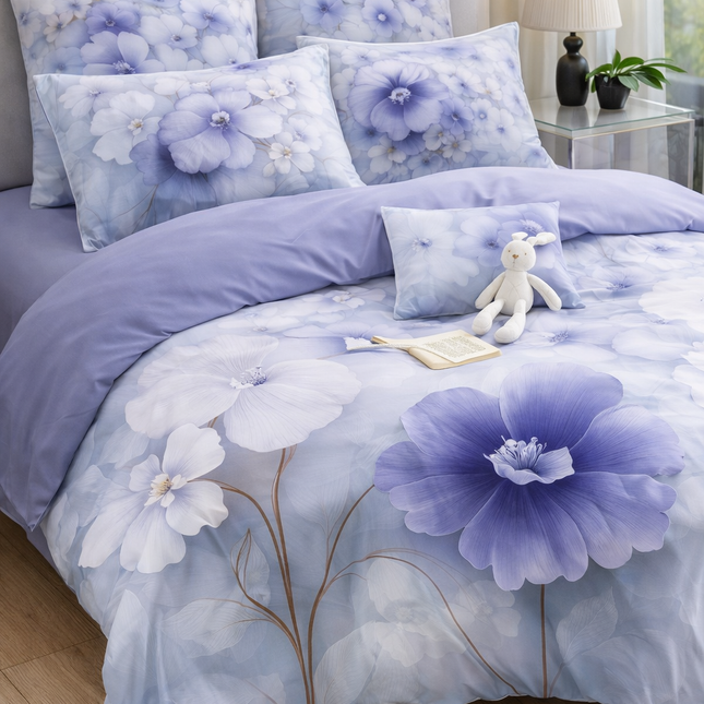 Lenjerie Premium cu efect panoramic 5D, 6 piese, Cod: CDY-7