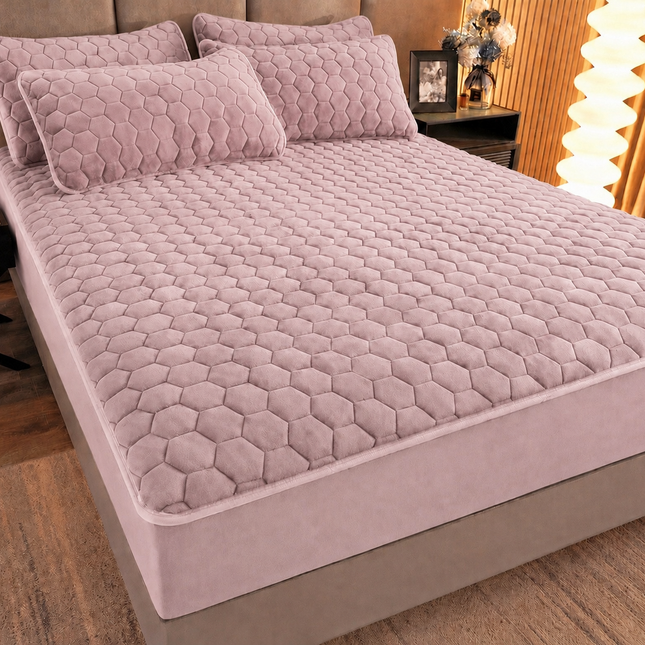 Set de pat Husă / Topper saltea cu elastic 180x200 cm Cod: TPK21