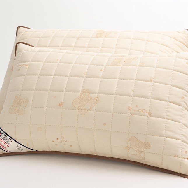 Pernă din Lână Naturală 50x70 cm – Confort Termic și Susținere Premium