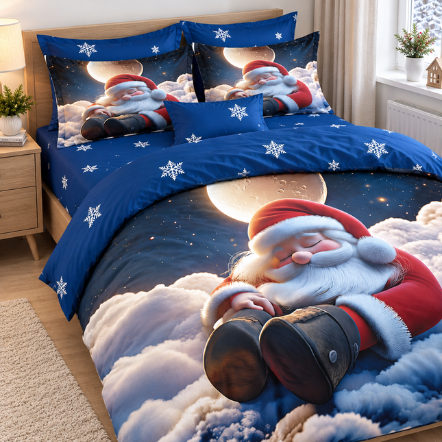 Lenjerie de Pat Festivă – Set 6 Piese, bumbac finet, 200x230 cm, Cod: CHXM1