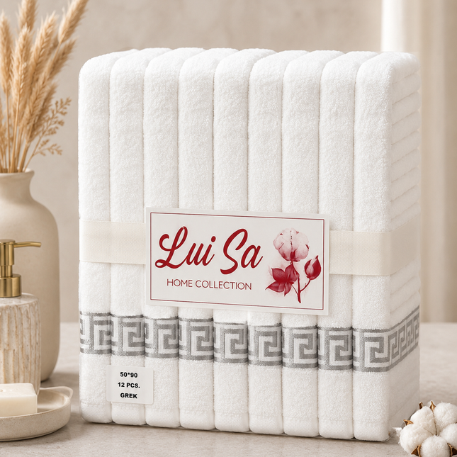 Set Prosoape Premium – 12 bucăți | 50x90 cm, Cod: PPGB21