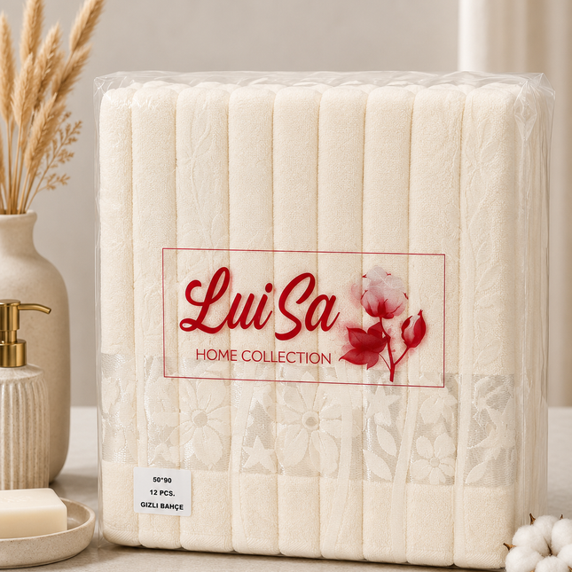 Set Prosoape Premium – 12 bucăți | 50x90 cm, Cod: PPGB22
