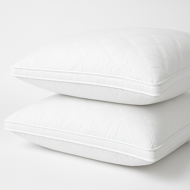 Pernă din puf siliconizat cu husă din bumbac – 50x70 cm Cod: PPSH1