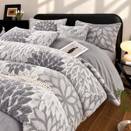Lenjerie de pat Premium Cocolino & Catifea – Set 6 piese, Cod: PTY4