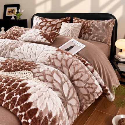 Lenjerie de pat Premium Cocolino & Catifea – Set 6 piese, Cod: PTY2
