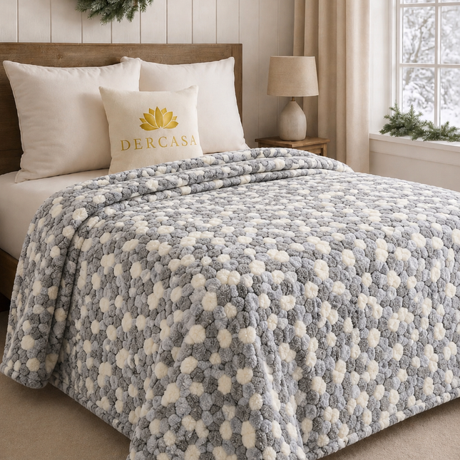 Pătură pufoasă din fleece premium – 200 x 230 cm, Cod: DEC12