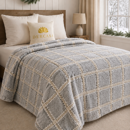 Pătură pufoasă din fleece premium – 200 x 230 cm, Cod: DEC13