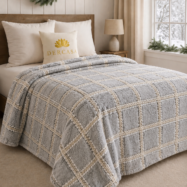 Pătură pufoasă din fleece premium – 200 x 230 cm, Cod: DEC13