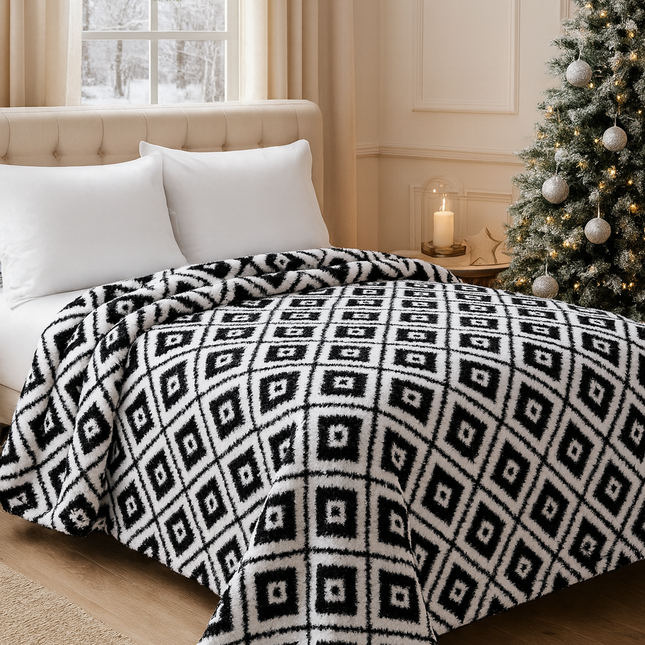 Pătură pufoasă din fleece premium – 200 x 230 cm, Cod: MIN24