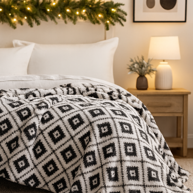 Pătură pufoasă din fleece premium – 200 x 230 cm, Cod: MIN25