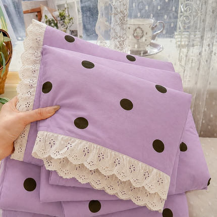 Lenjerie deluxe 6 piese cu elastic și volănașe – Bumbac Fin Soft Touch
Cod: FBS18