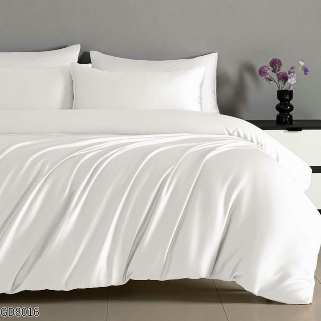 Lenjerie Luxury din Satin, 4 piese, cearșaf cu elastic, Cod: SLX17