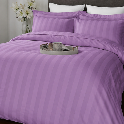 Lenjerie de Lux din Damasc Finetat Deluxe cu 6 piese-cearșaf de pat cu elastic Cod: DAE4
