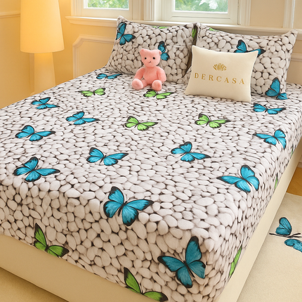 Husa de pat cu elastic COCOLINO+ 2 fete de perna Cod: SSC14