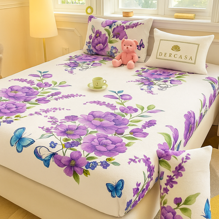 Husa de pat cu elastic COCOLINO+ 2 fete de perna Cod: SSC13