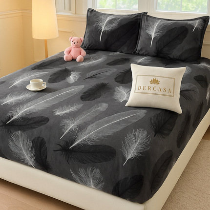 Husa de pat cu elastic COCOLINO+ 2 fete de perna Cod: SSC10