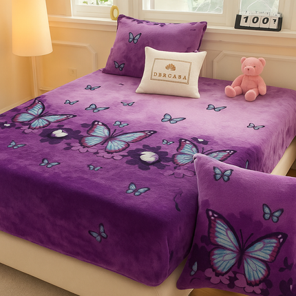 Husa de pat cu elastic COCOLINO+ 2 fete de perna Cod: SSC8